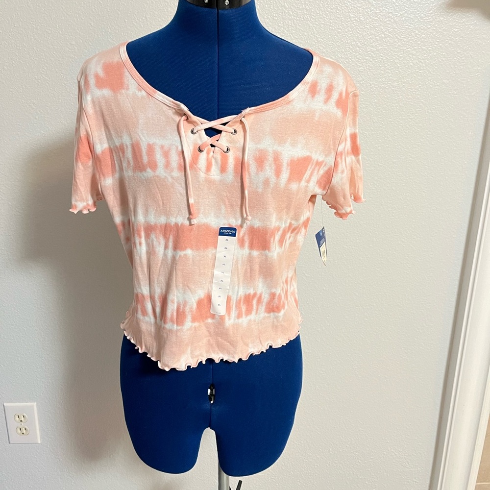 Arizona T-shirt. Color: Mellow Rose Tye-Dye. Size: Xtra Large.